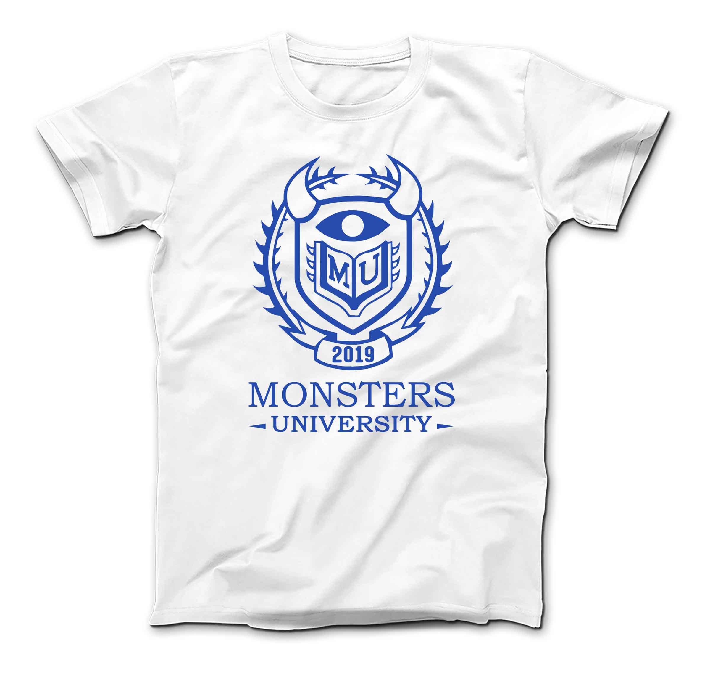 Monsters University T-shirt MU Shirts Monsters Inc Disney Family