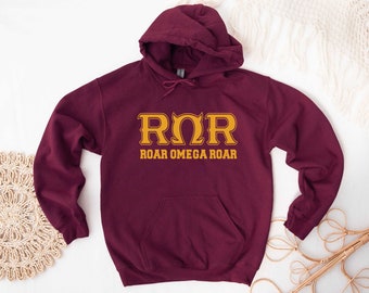 ROR Hoodie Roar Omega Roar Monsters University sorority Halloween Costume Sweatshirts Adult Men Youth Kids Sizes