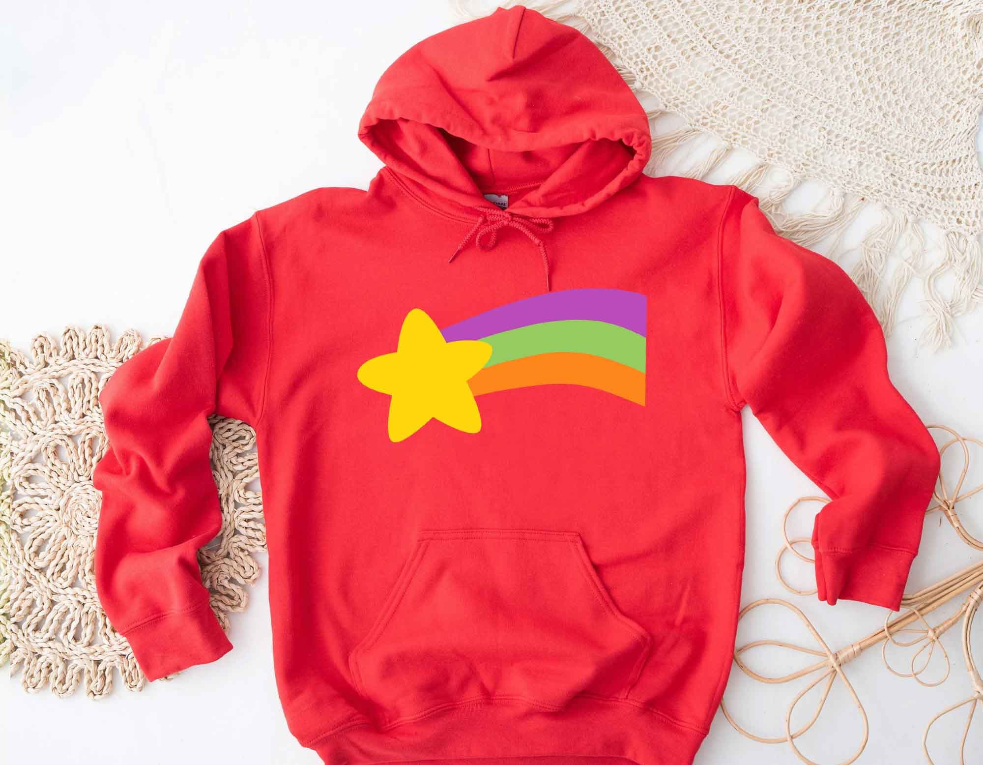 Shooting star top snowboard hoodie