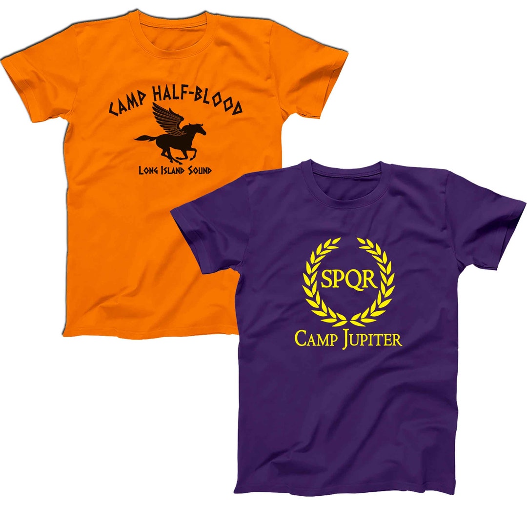 Camp Half Blood T-shirt Percy Jackson Demigods Olympian Halloween Costume  Shirts