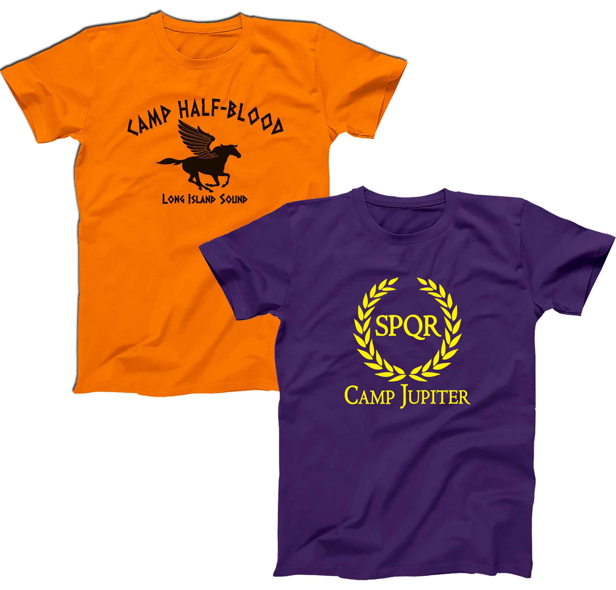 Camp Half Blood Percy Jackson Halfblood Greek Official Shirt 