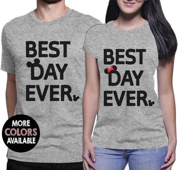 Best Day Ever Disney World Family Shirts Disney Vacation Shirts Men's Women's Youth Toddler T-Shirts