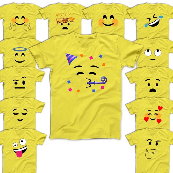Smiling Cowboy Hat Face Emojis Emoticon Halloween Costume T-Shirt Smiling Cowboy Hat Face Emojis Emoticon Halloween Costume T-Shirt