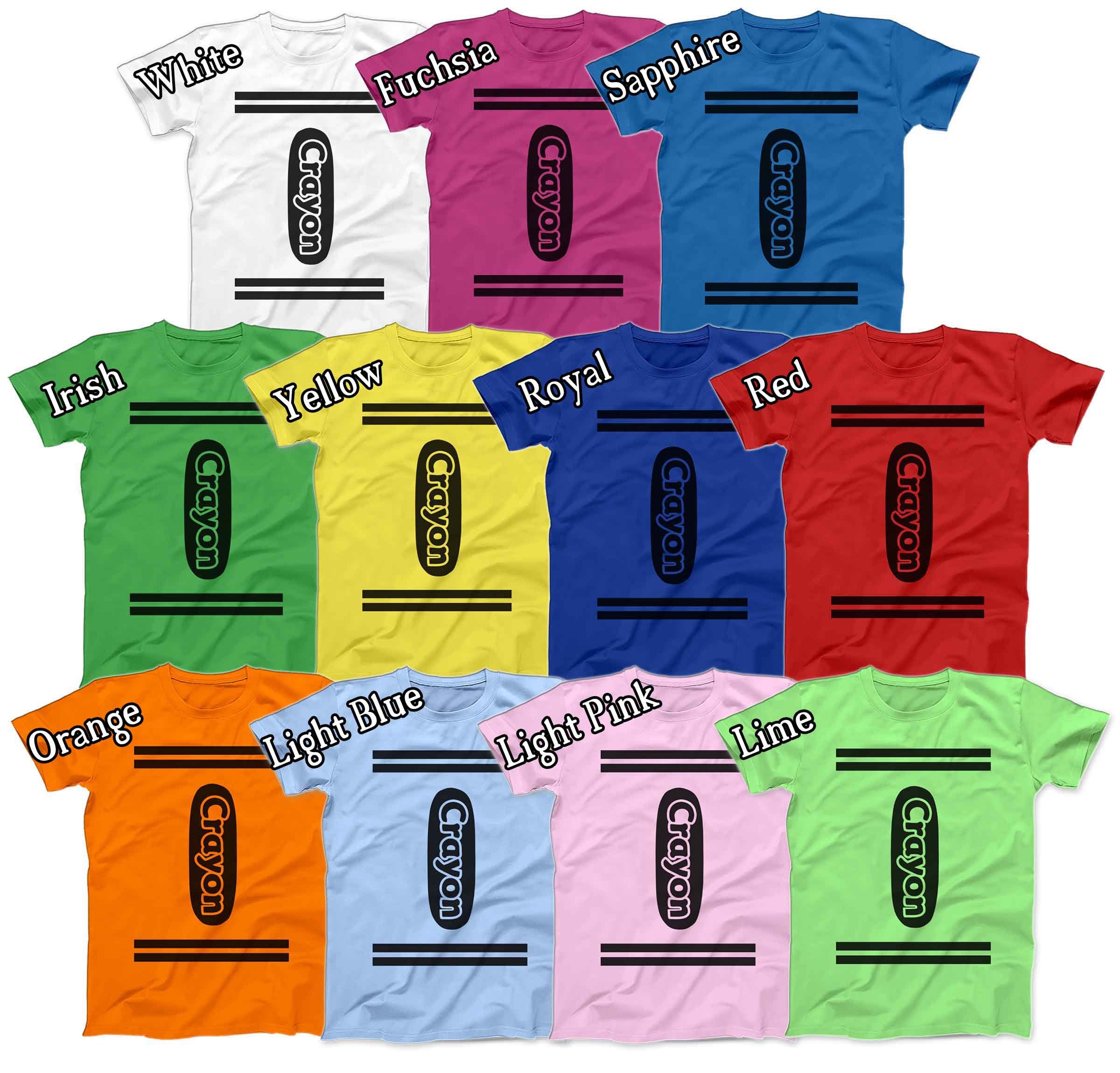 【DISCERNMENT】Crayon half T-shirts Crayon half T-shirts 3C - DISCERNMENT