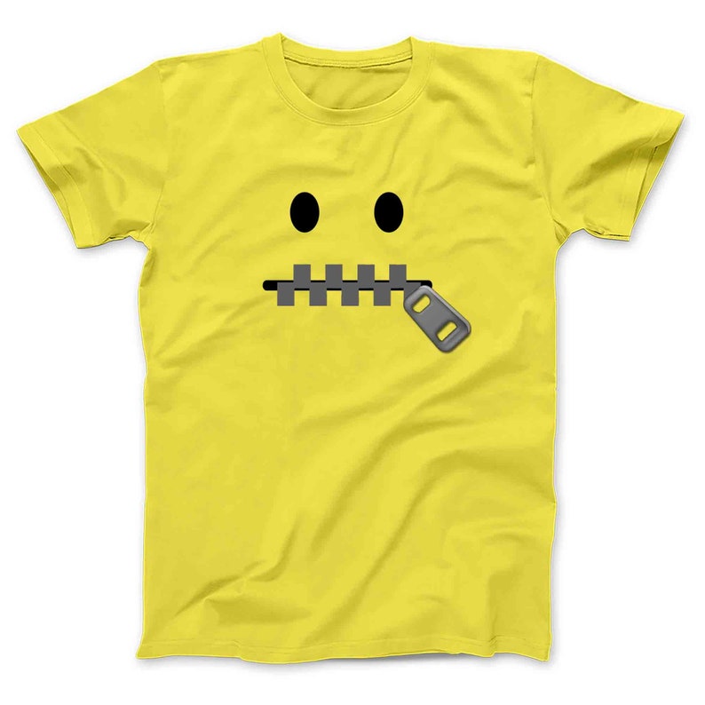 Emoji T-shirts Smiley Face OMG Clown Zipper Alien Ghost Drunk Mad Cowboy 100 Percent Nauseous Face Emojis Men Women Kids Shirts image 6