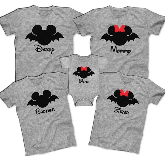 Mickey Bat Minnie Bat Shirts Disney 