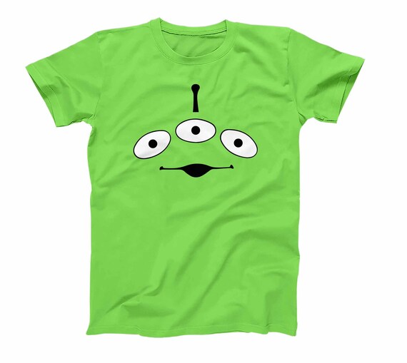 Pizza Planet Green Alien Eyes Shirt Disney Toy Story T-shirt