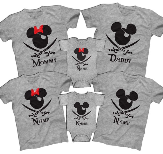 disney pirate shirts family