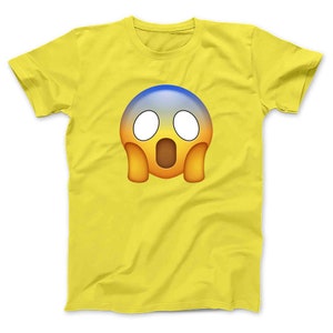 Emoji T-shirts Smiley Face OMG Clown Zipper Alien Ghost Drunk Mad Cowboy 100 Percent Nauseous Face Emojis Men Women Kids Shirts image 5