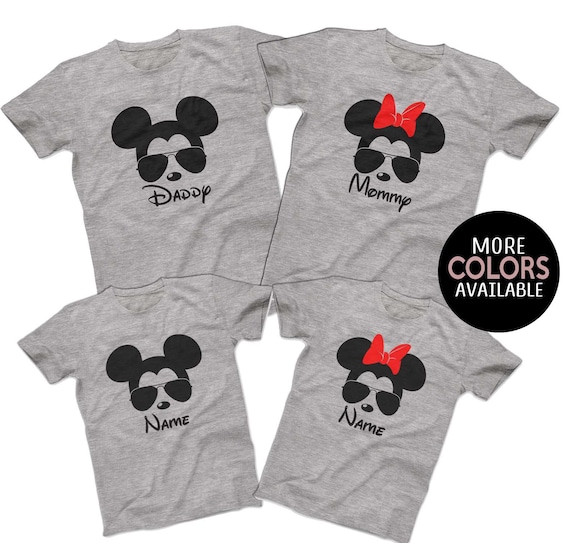 mickey family shirts