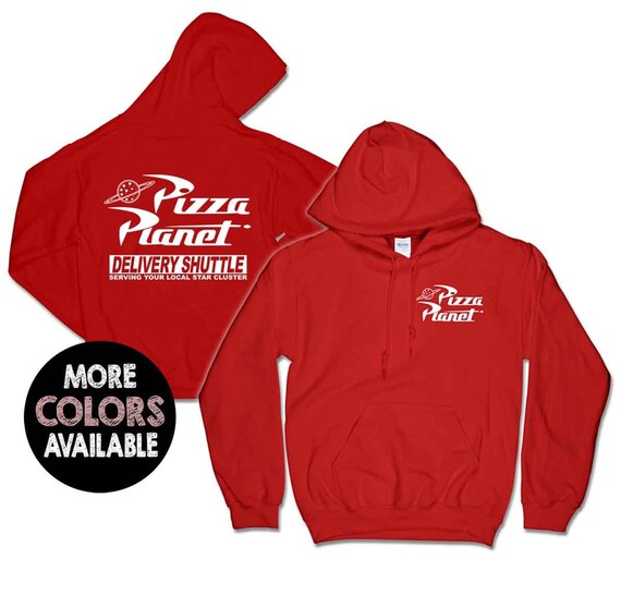 Pizza Planet Hoodie 2 sided Print Toy Story Disney Pullover