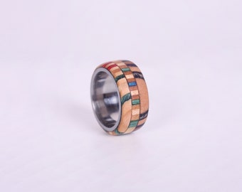 Recycled Skateboard Ring