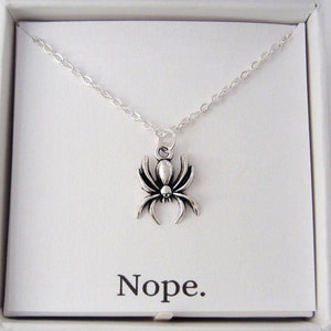 Collier araignée antique en argent - Faites face à vos peurs, bijoux insectes