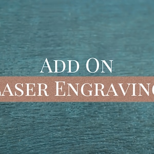 Add on Custom Laser Engraving to the Reverse Side of a Charm
