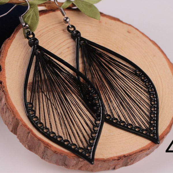 Thread Earrings Etsy