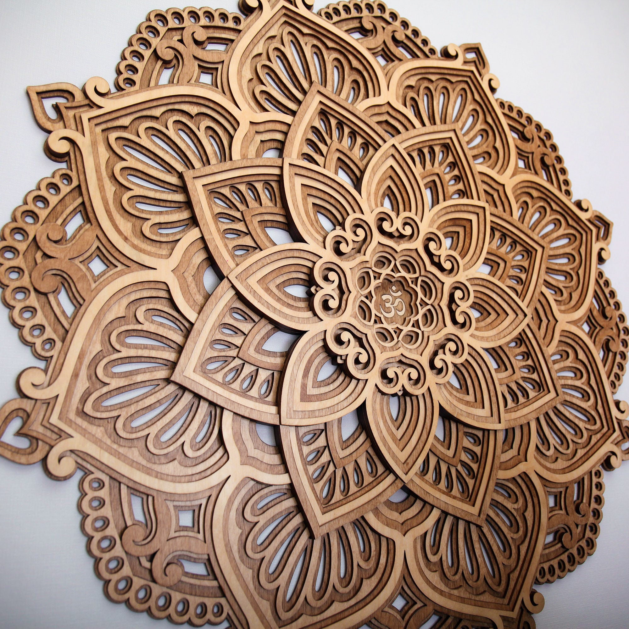 Holz Mandala Wandkunst Housewarminggeschenk für sie für ihn Etsy