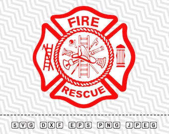 fire rescue etsy