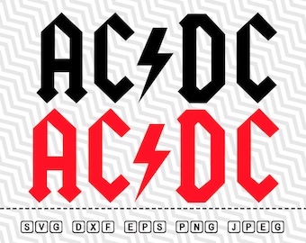 Acdc logo | Etsy
