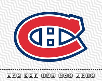 SVG Montreal Canadiens Logo Vector Layered Cut File Silhouette Cameo Cricut Design Template Stencil Vinyl Decal Tshirt Heat Transfer Iron