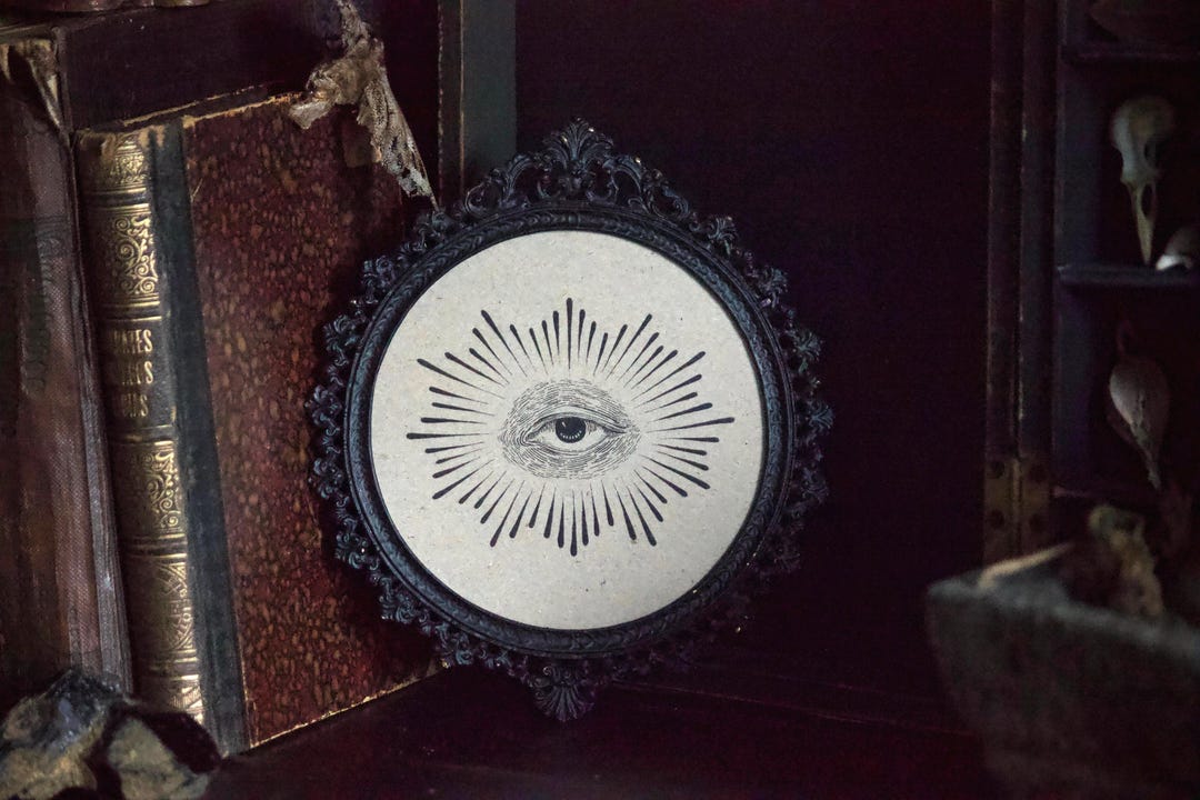 Art Print All Seeing Eye/ Spirituality /esoteric Art/pagan/ Wiccan ...