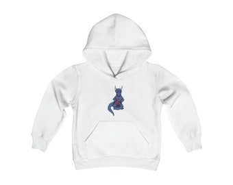 Soft and warm Youth Heavy Blend Hooded Sweatshirt