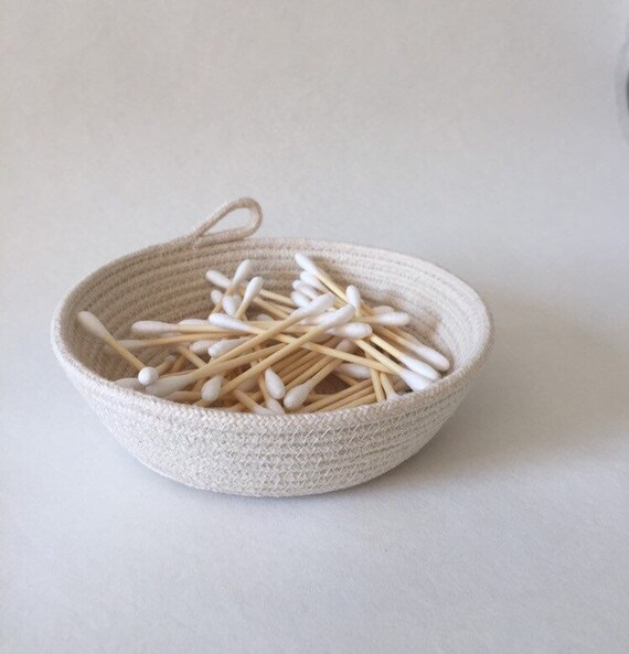 Small, Eco Friendly, Storage Basket, for home storage, home decor, home organisation, ideal for jewellery, make up, toiletries storage.