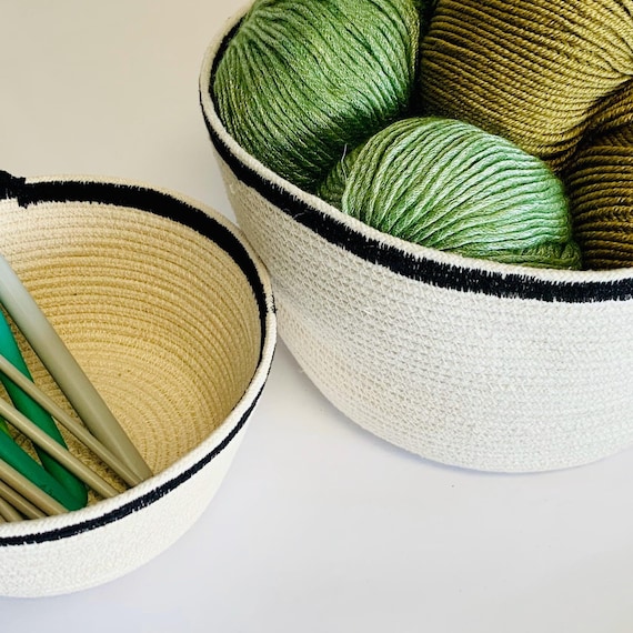 Handmade Natural Rope Storage Basket, Sustainable gifts