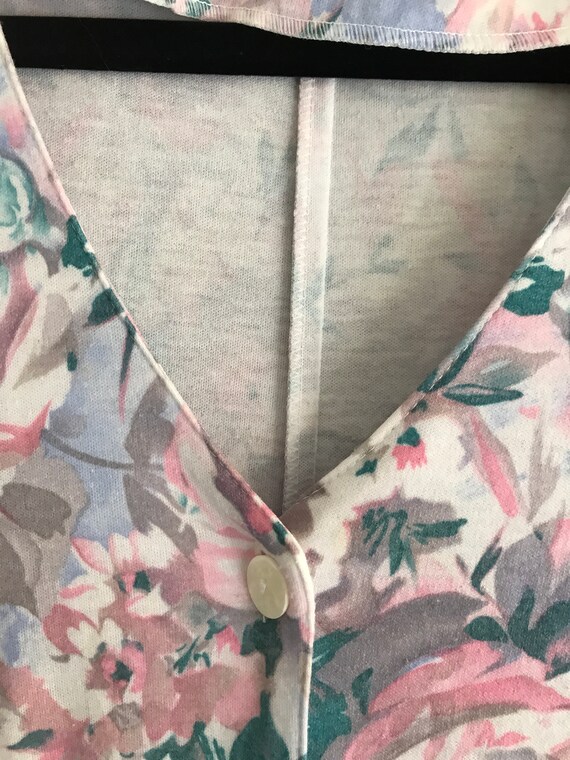 1980s handmade floral vintage dress - image 5
