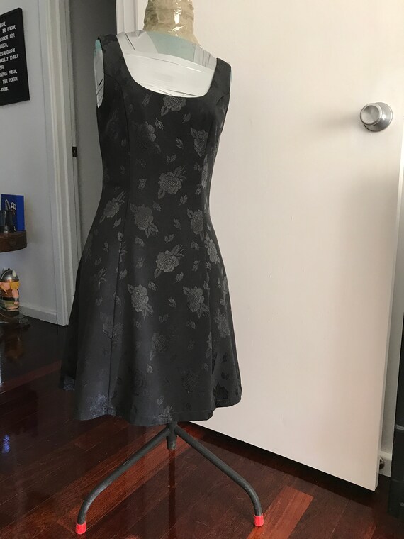 Black Rose vintage 90s dress