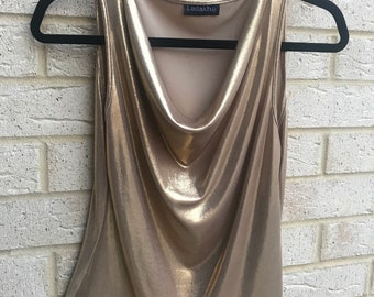 Ladakh 90s gold party top