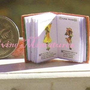 Victoriaanse poppenhuisminiatuurboeken 1:12, antieke kleine boeken, vintage poppenhuisdecor jaren 1800, bibliotheek poppenhuis, AU POSTAGE