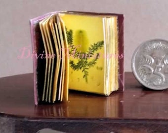Książki miniaturowe, repozytorium botaników, tom 3, skala 1:12, czerwona okładka, wysyłka w Australii