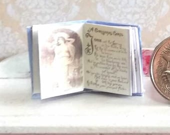A Christmas Carol by Charles Dickens (Lovers Verse) Dollhouse Miniature Book, 1/12 Scale, Christmas Book, Book Lover Gift, AU SHIPPING