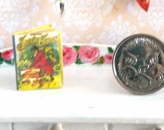 Dear Santa Claus Mini Christmas Book 1/12 Scale Small Festive Decor, US POSTAGE
