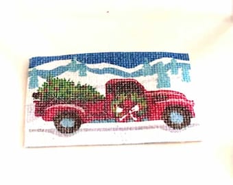 Mini Christmas Door Mat 1:12 Scale Festive Dollhouse Rug, US POSTAGE