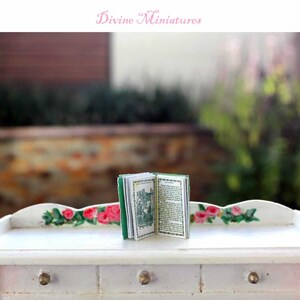 Victorian Miniature Elephant Book: 1/12 Scale Dollshouse Illustrated Books, AU POSTAGE image 2