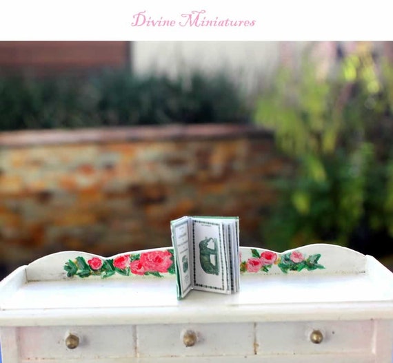 Victorian Miniature Elephant Book: 1/12 Scale Dollshouse Illustrated Books, AU POSTAGE
