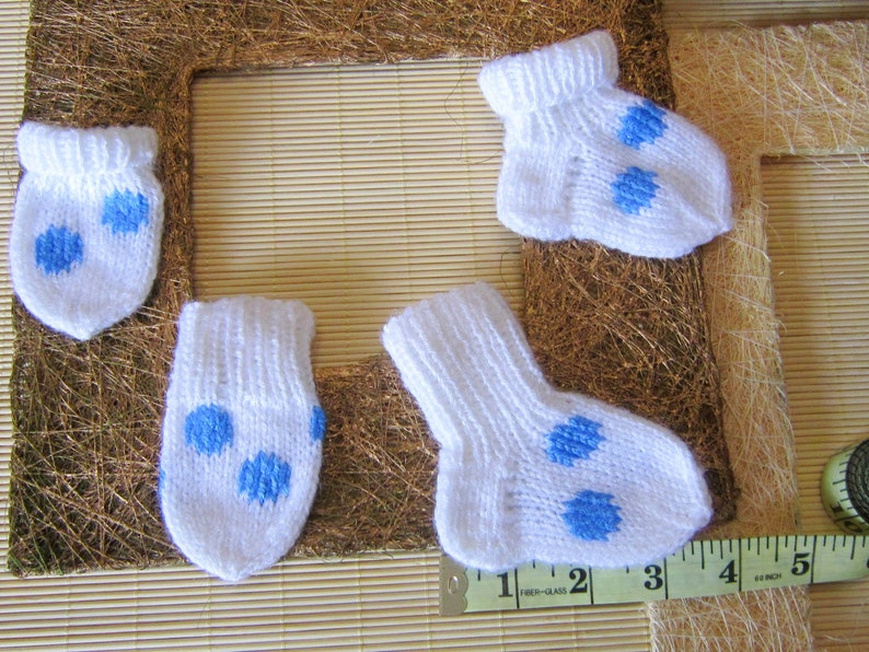 Baby knit socks and Baby mittens funny Baby shower gift Scratch Thumb less mittens Gift for kids Boy Girl Baby set cute Baby Girl Boy gift