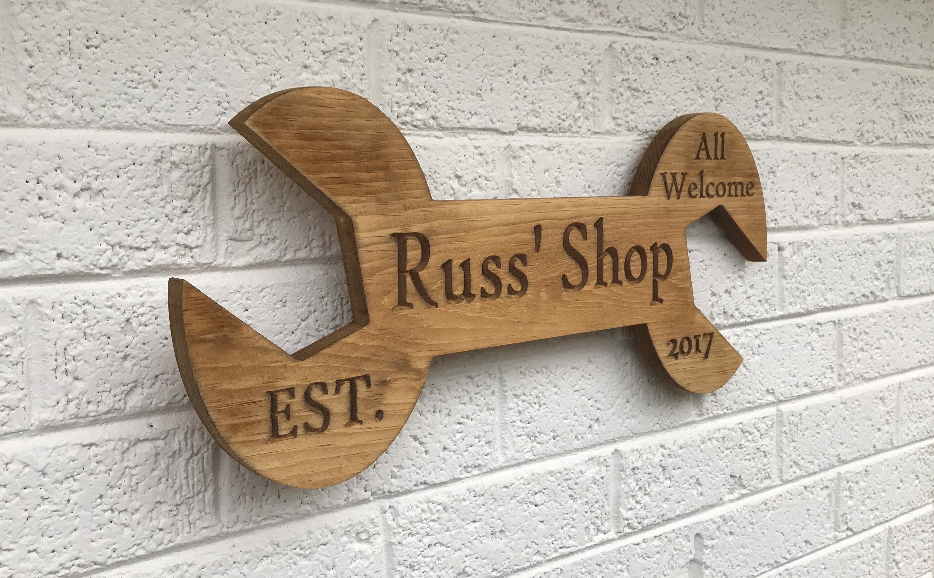 Garage Sign - Custom shop Sign, Personalized gifts garage, Dads garag…