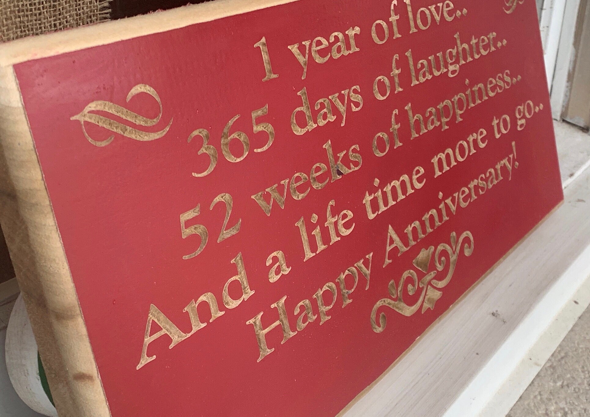 Happy Anniversary 1 Year Of Love 365 Days Of Laughter 52 Etsy Happy Anniversary 1 Year Of Love 365 Days Of Laughter 52 Etsy