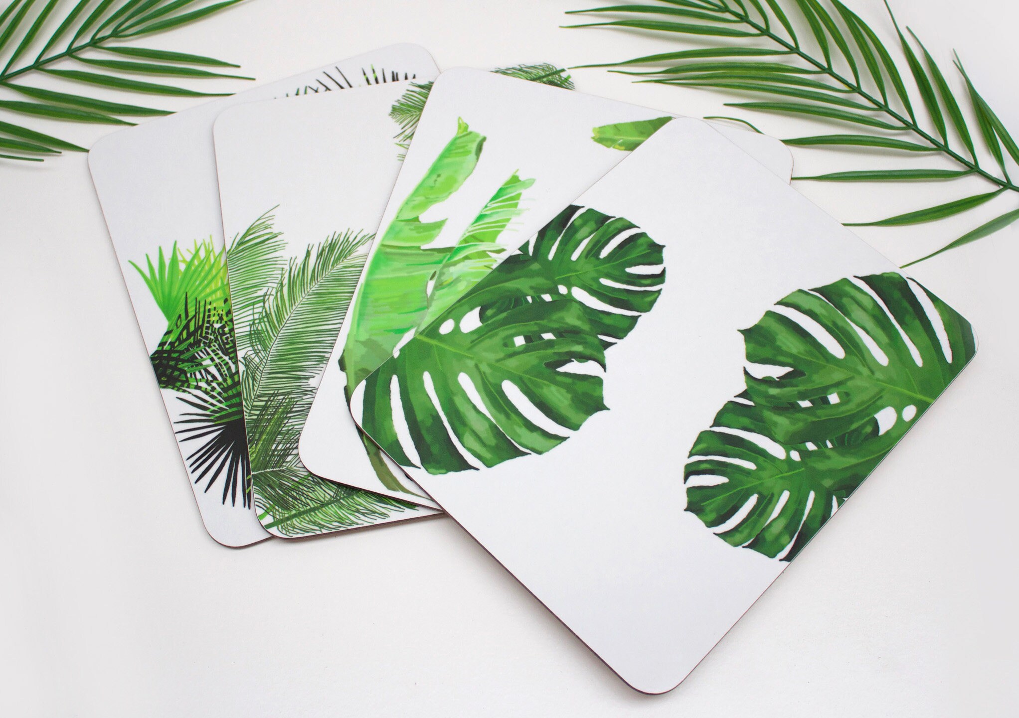 Tropical Placemats Tabletmat set Jungle Placemat Table Etsy