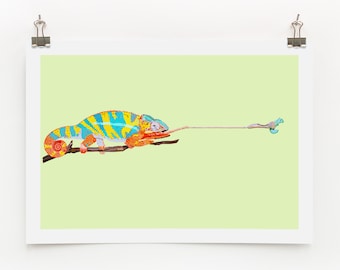 Chameleon Digital Print