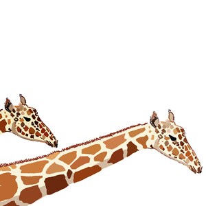 Giraffe Digital Print image 2