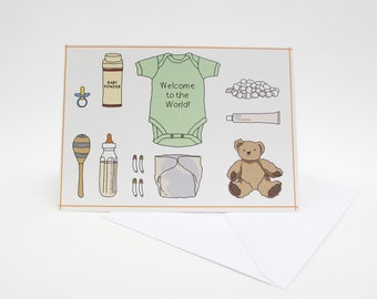 New Baby Greetings Card