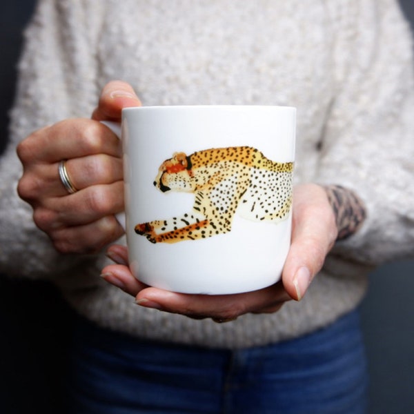 Cheetah Mug | Bone China Mug