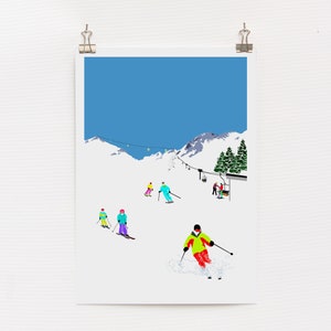 Weekend Explorer Ski Digital print