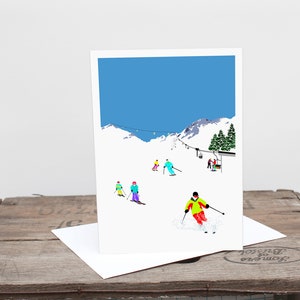 Carte de vœux de ski | Explorateur week-end
