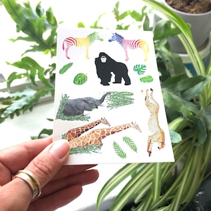 African animals temporary Tattoos