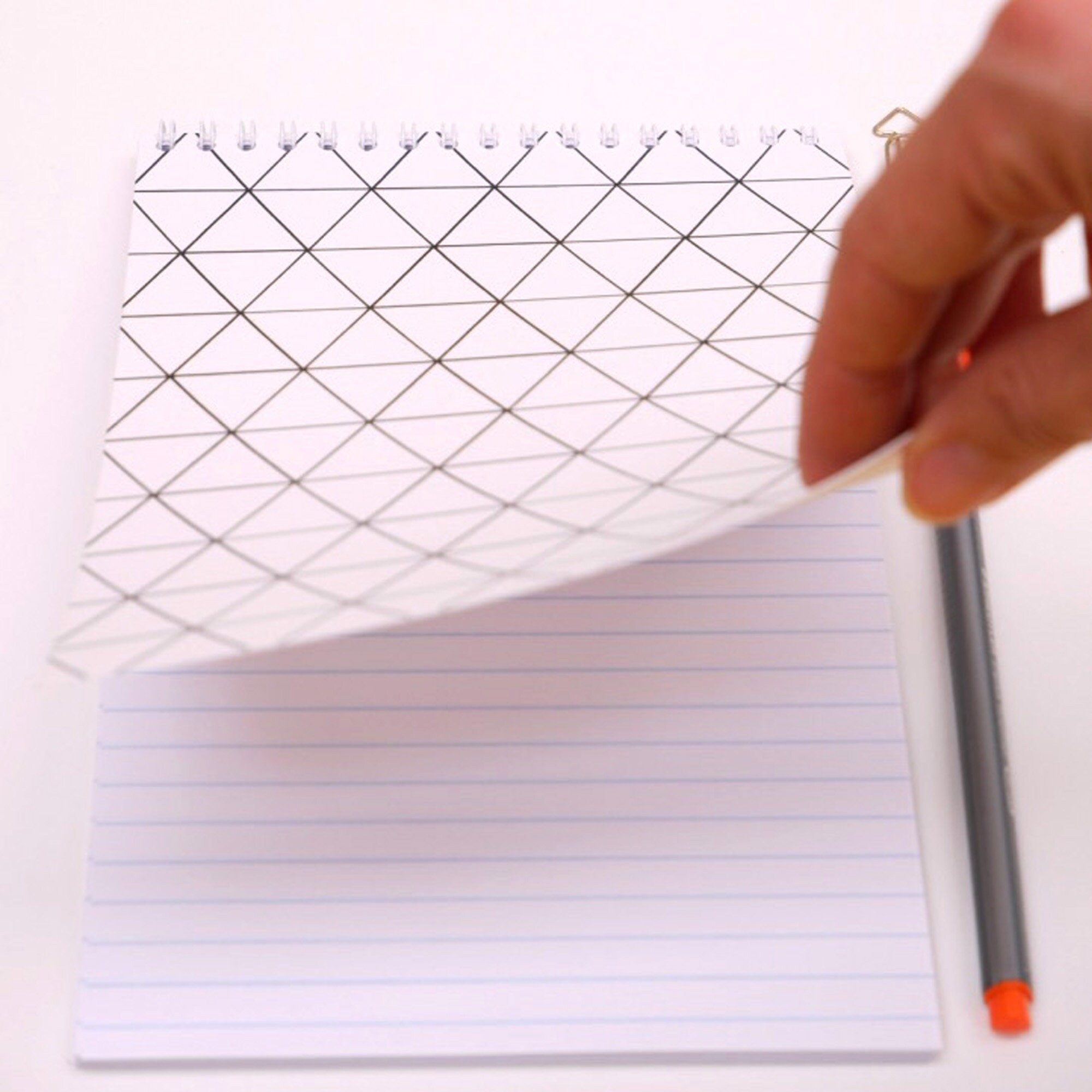 Mini Triangle Notebook Geometric Triangle Notebook - Etsy