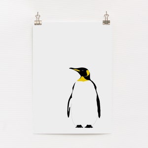 Searching Penguin Digital Print